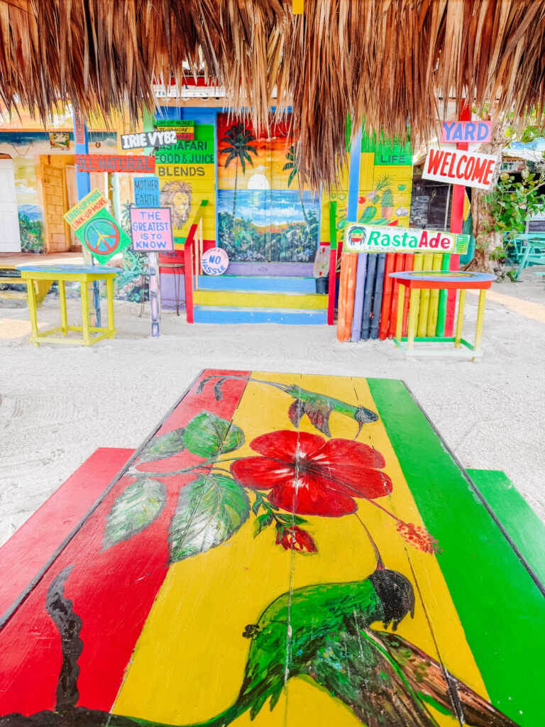 cool cafe on negril beach
