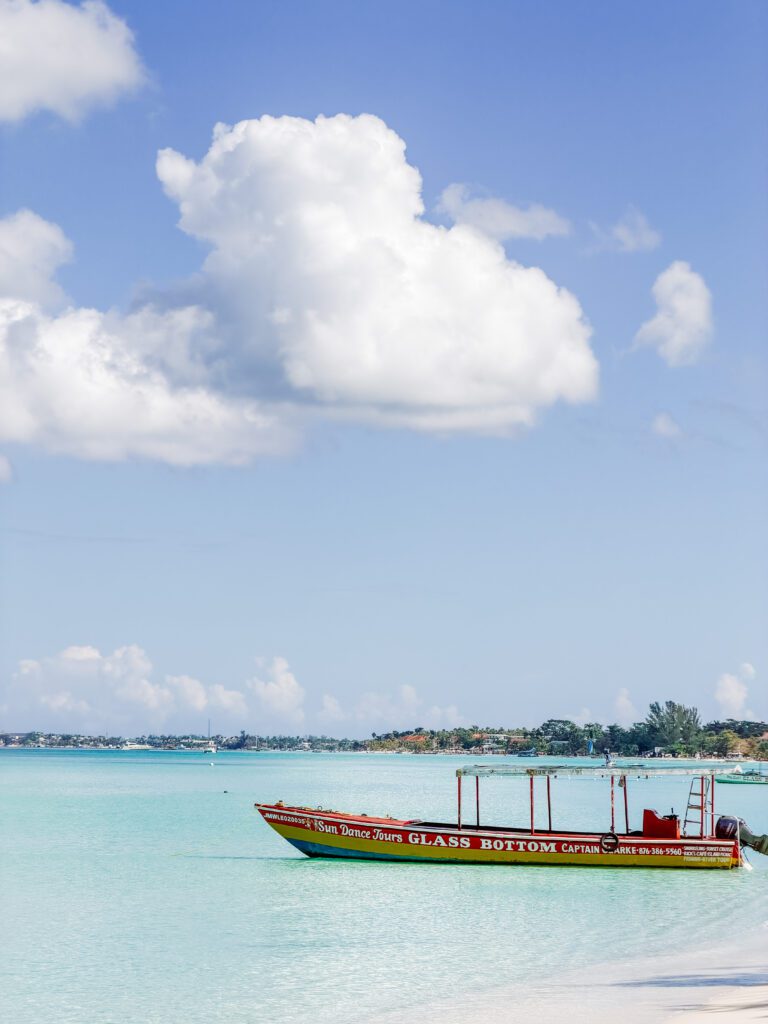 glass bottom boat rides in negril