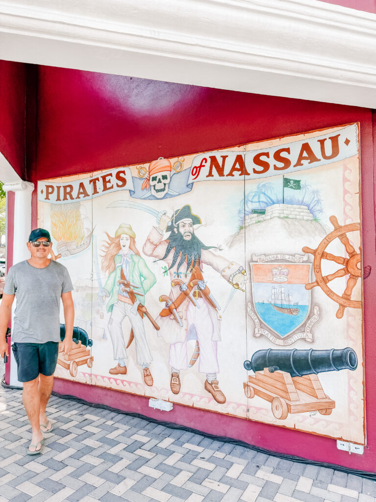mike at the pirates of nassau museum