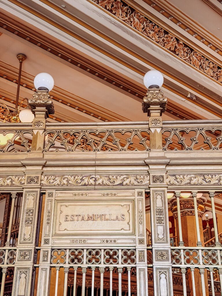 the most ornate post office I have ever been in -mexico city
