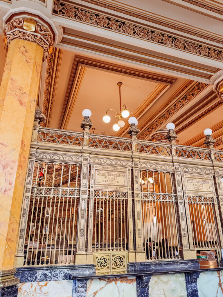 the most ornate post office I have ever been in -mexico city