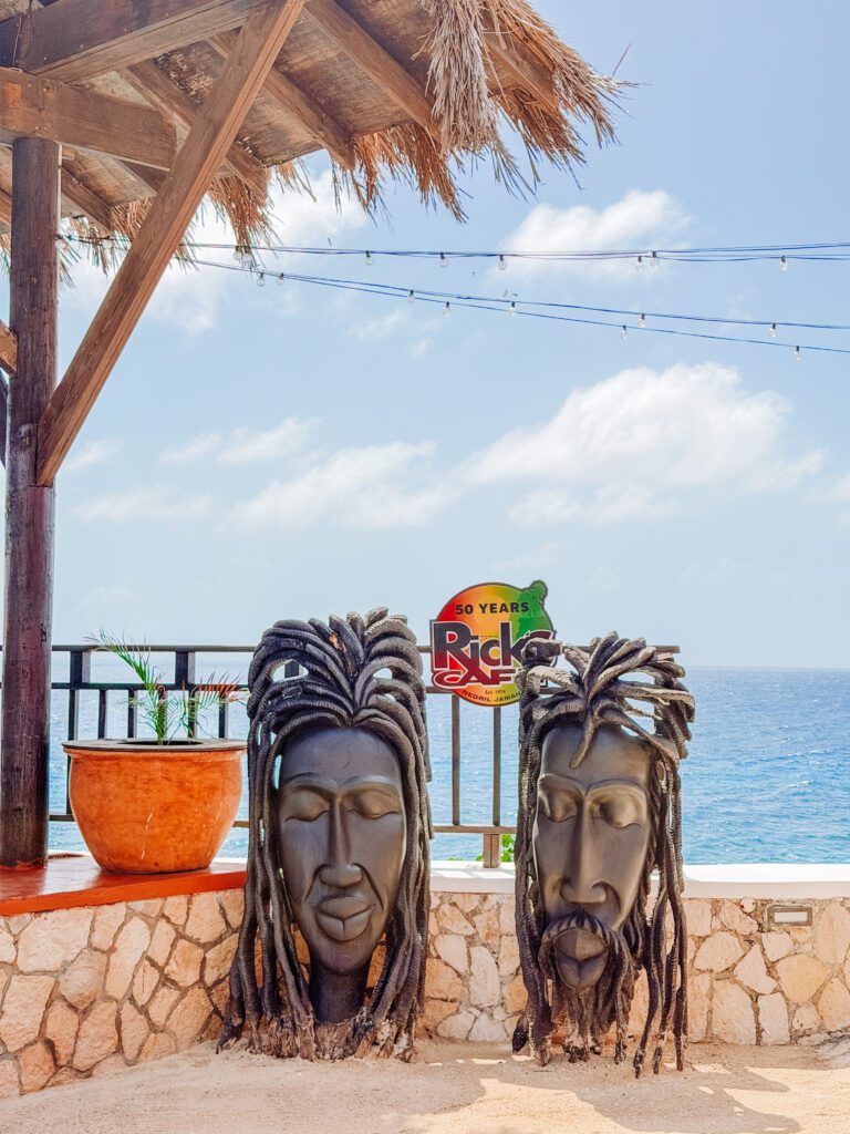 ricks cafe is insta famous in negril for the cliff jumping and sunset