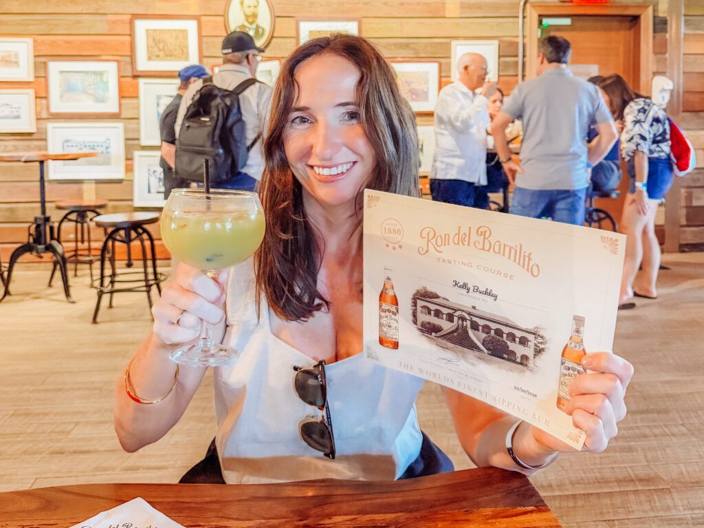 we got our tasting and mixology certificates from ron barrilito