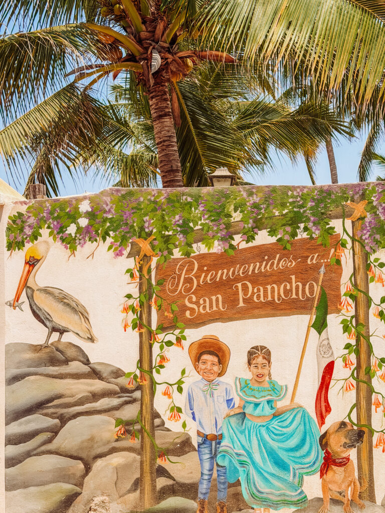 san pancho is an artistic small town in riviera nayarit mexico