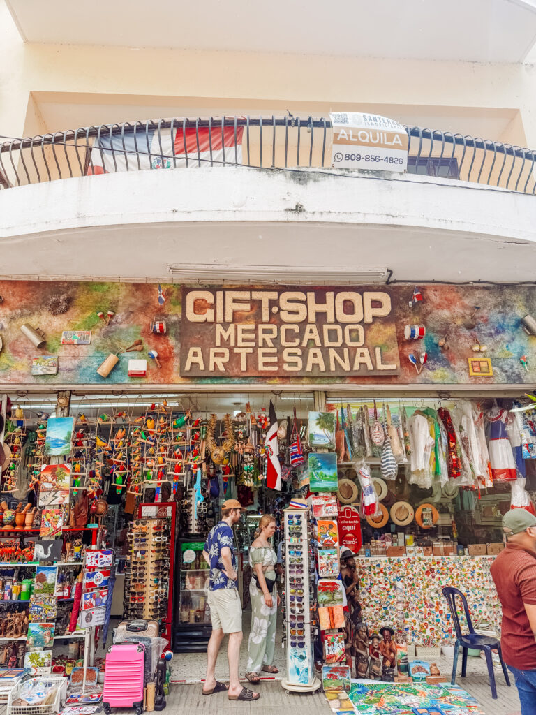souvenir store in santo domingo