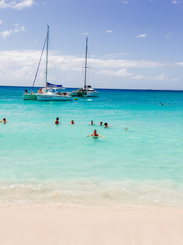 mike swimming in st maarten