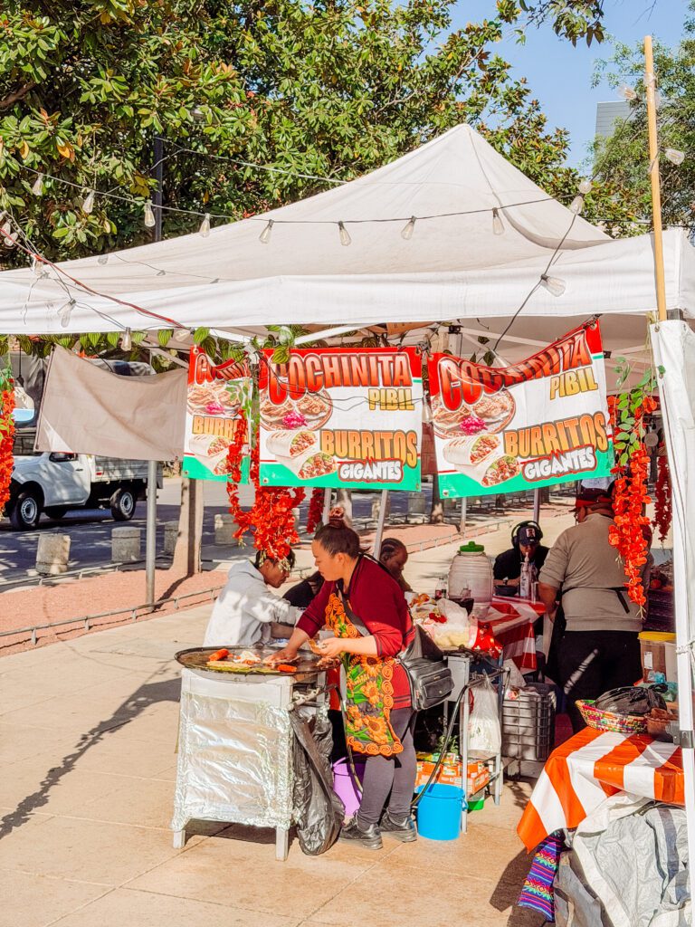 street food stalls are everywhere in mexico city