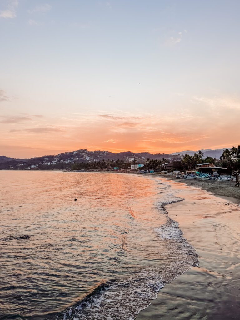 sunrise over sayulita on the way to playa de los muertos sayulita mexico