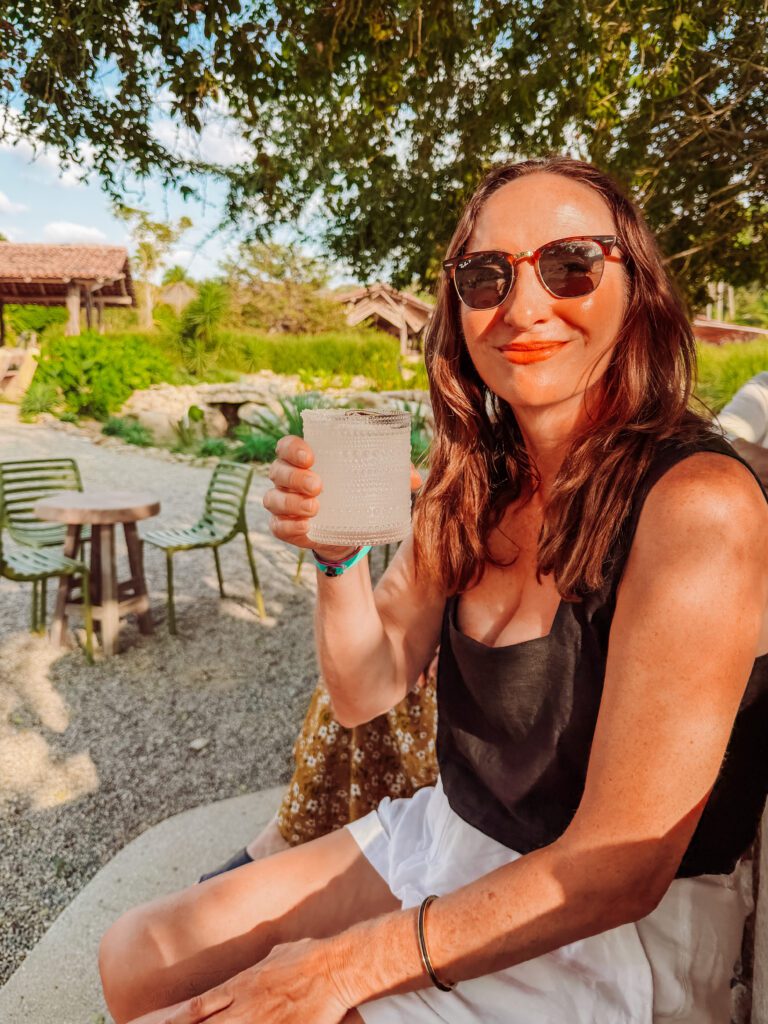 drinking margaritas on our tequila tasting mexico