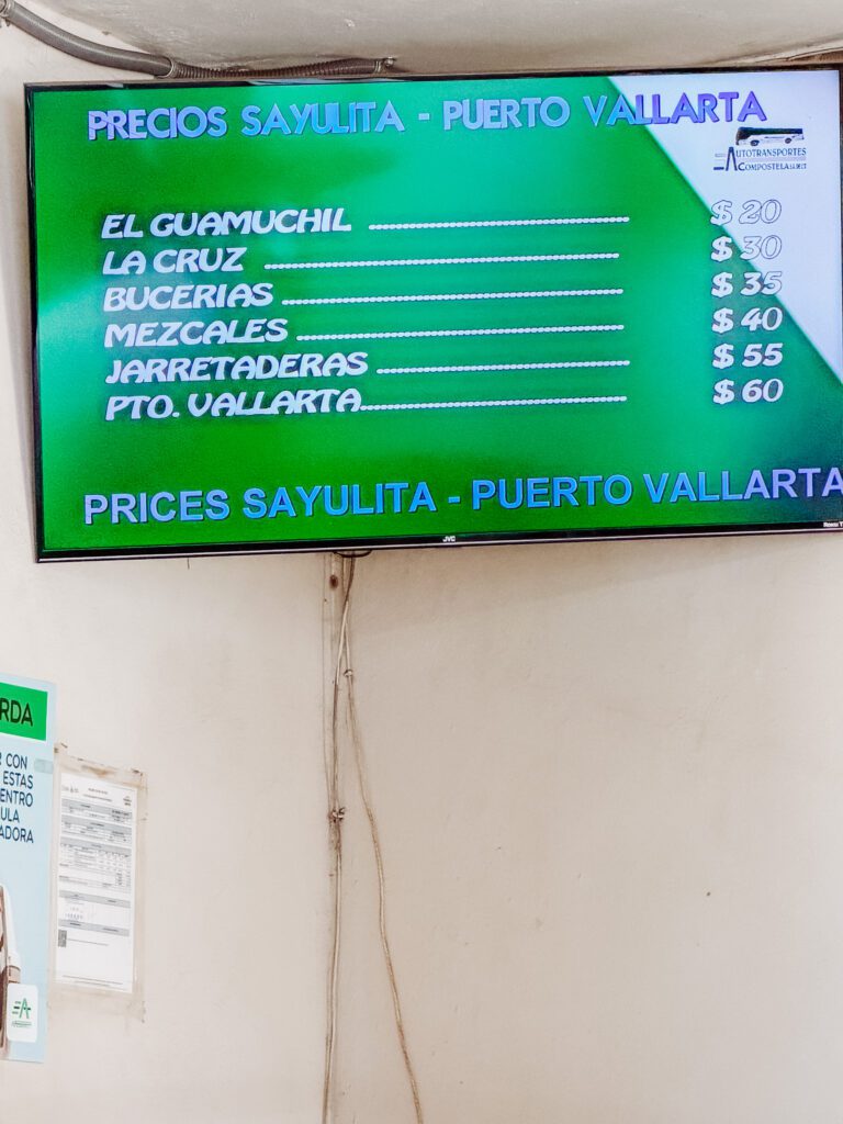 the local buses that run around the sayulita area in mexico are easy and cheap to use