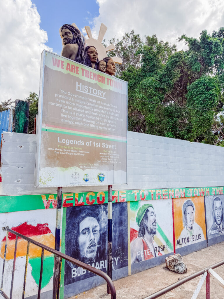 streets of trench town in kingston