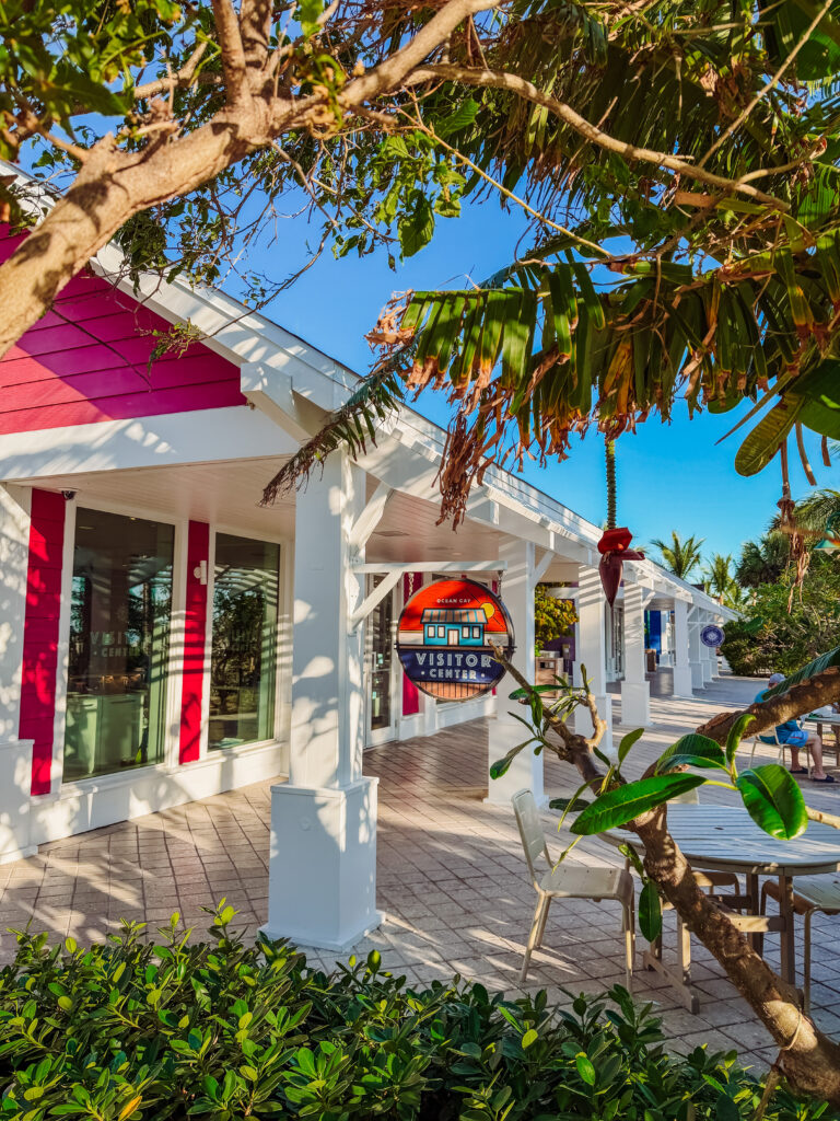 visitor centre for any assistance needed on the island while at ocean cay bahamas