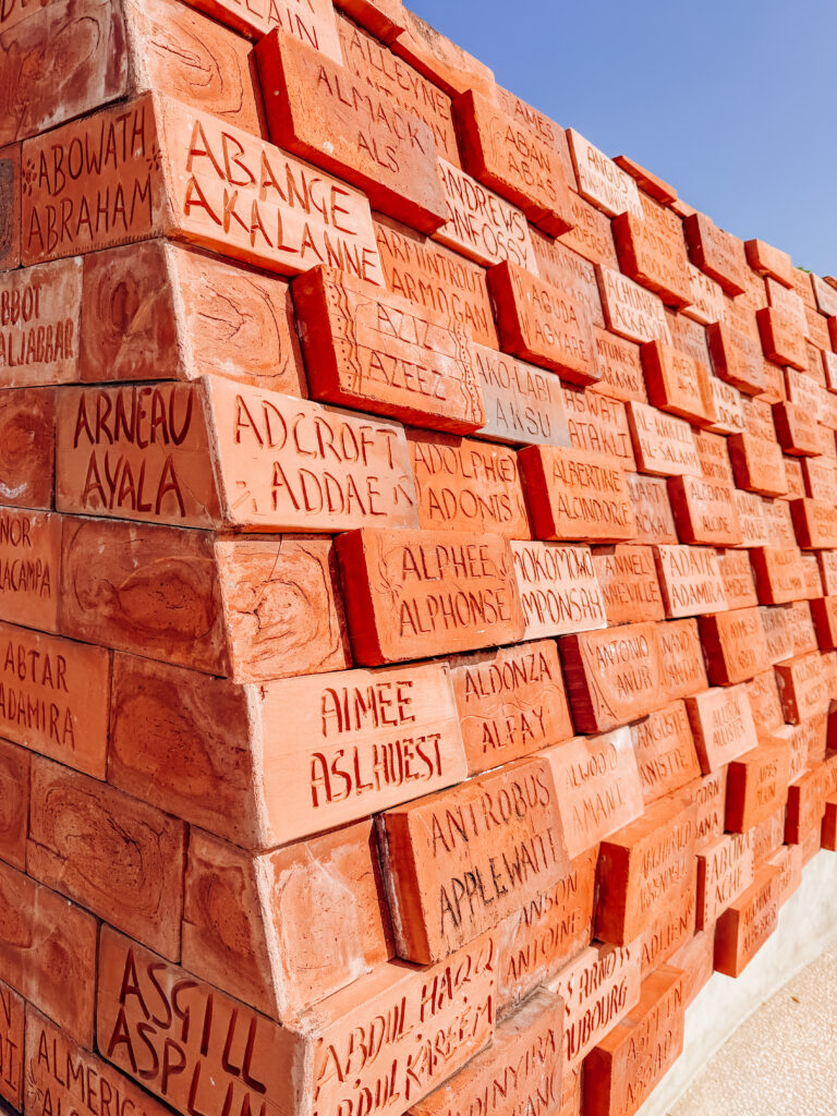 the 1937 memorial wall in barbados