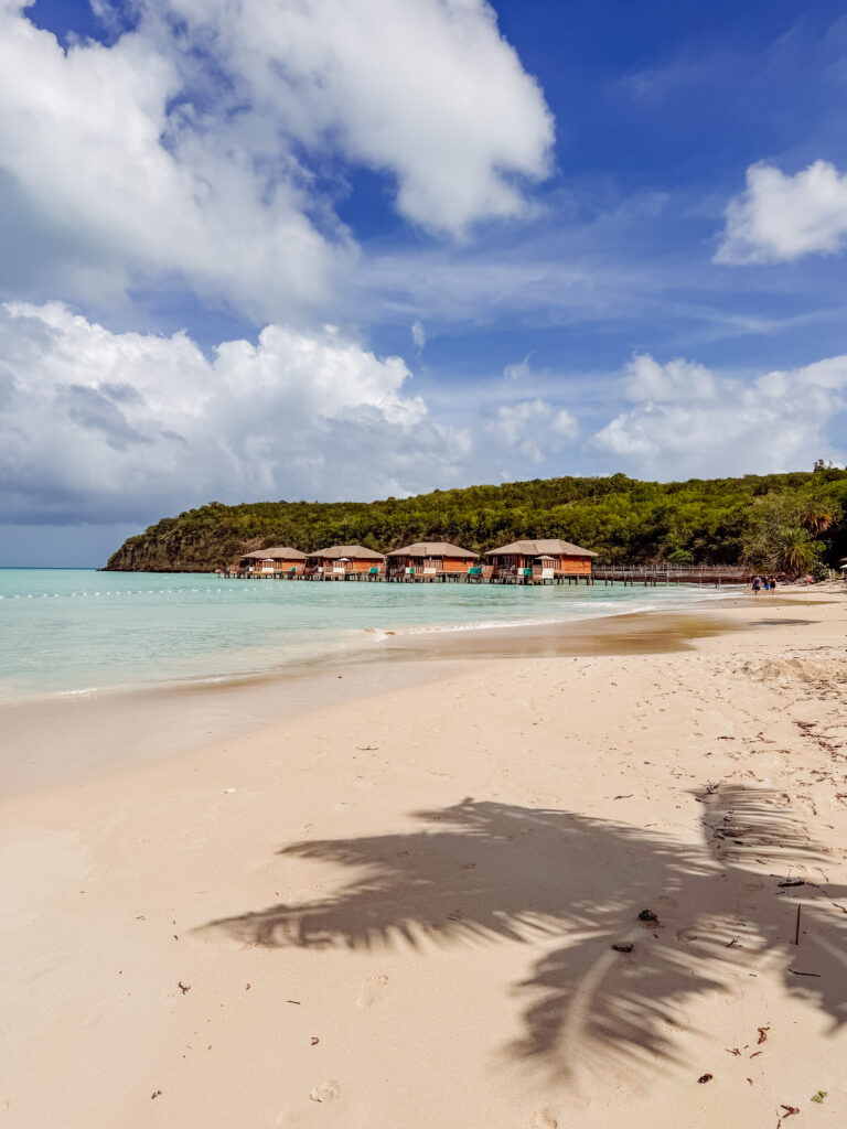 dickensons beach in antigua is stunning