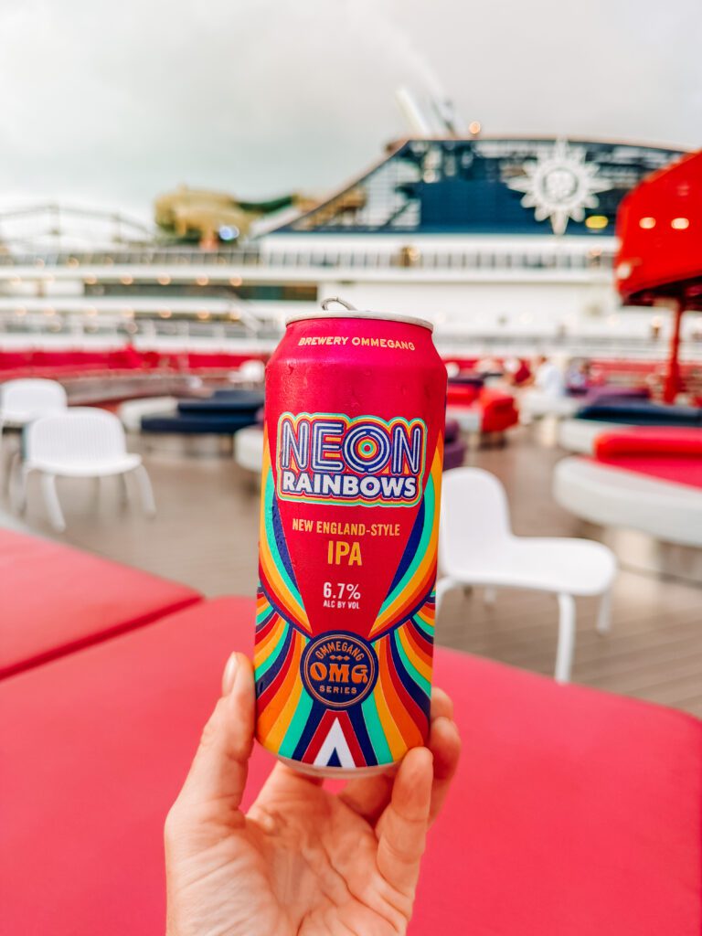mikes favourite beer on virgin voyages cruise