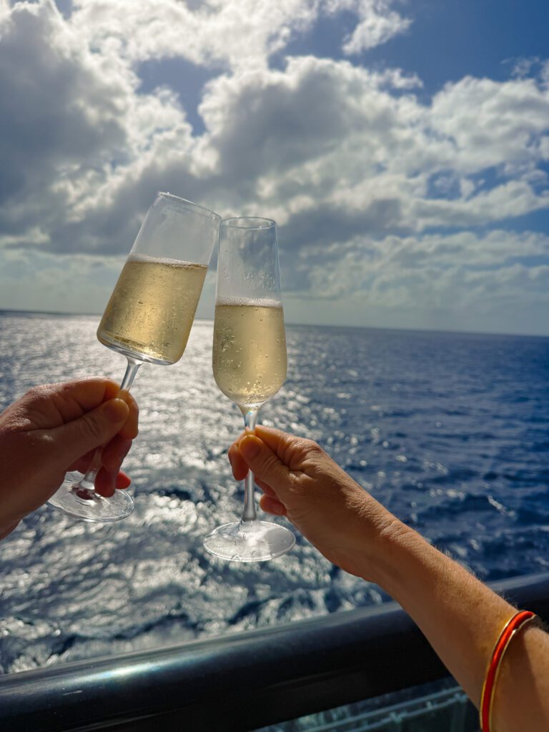 cheers to the sea day virgin voyages cruise