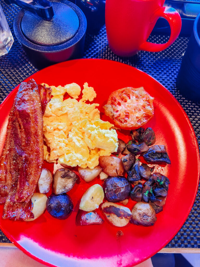 breakfast gluten free at razzle dazzle virgin voyages