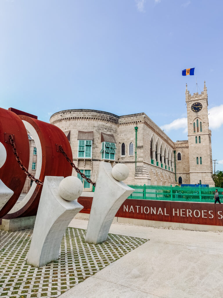heros square barbados