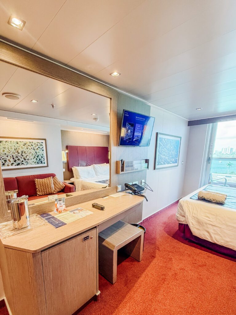 room layout msc cruise balcony cabin