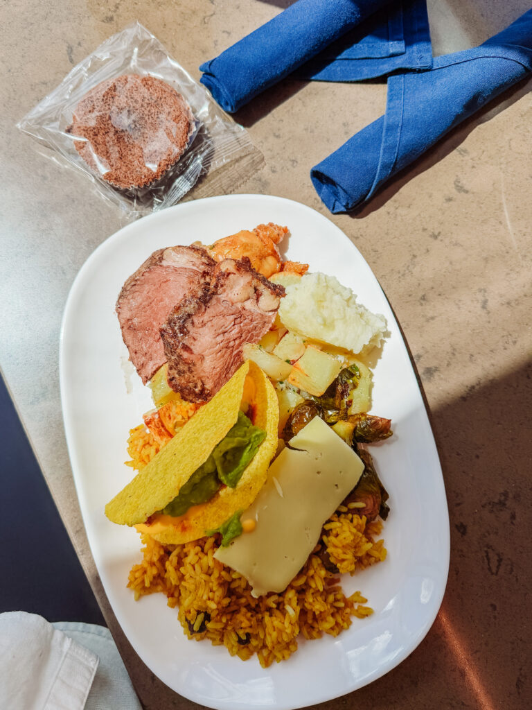 buffet lunch on msc cruise