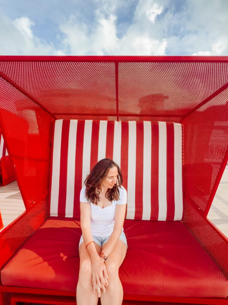 sun chairs to hang out in virgin voyages cruise