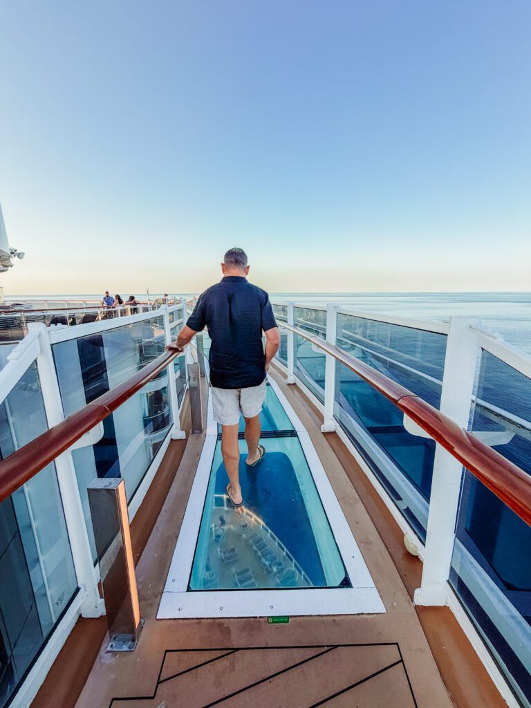 mike on the infinity walk msc cruise
