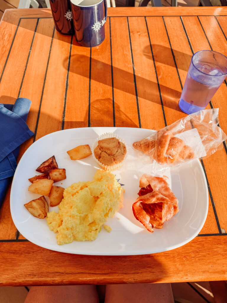 gluten free breakfast from buffet msc cruise