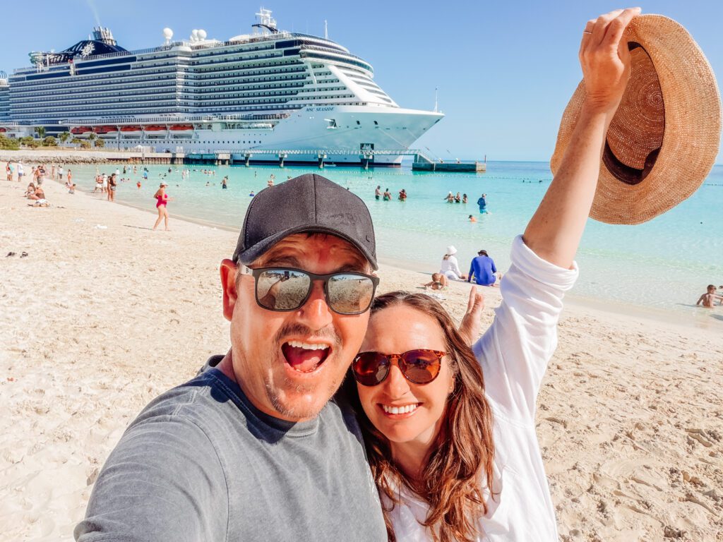 mike and kelly on msc cruise miami to bahamas