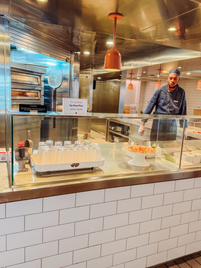 pizza place in virgin voyages cruise