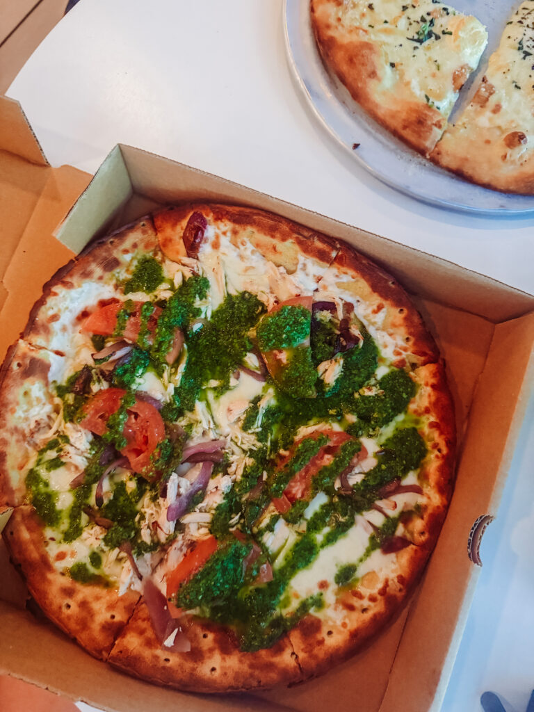 take away gluten free pizza on virgin voyages