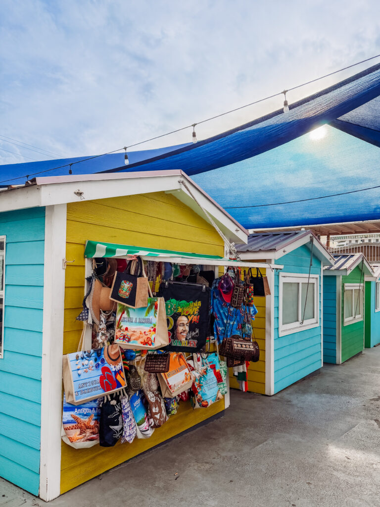 shops in the antigua port area