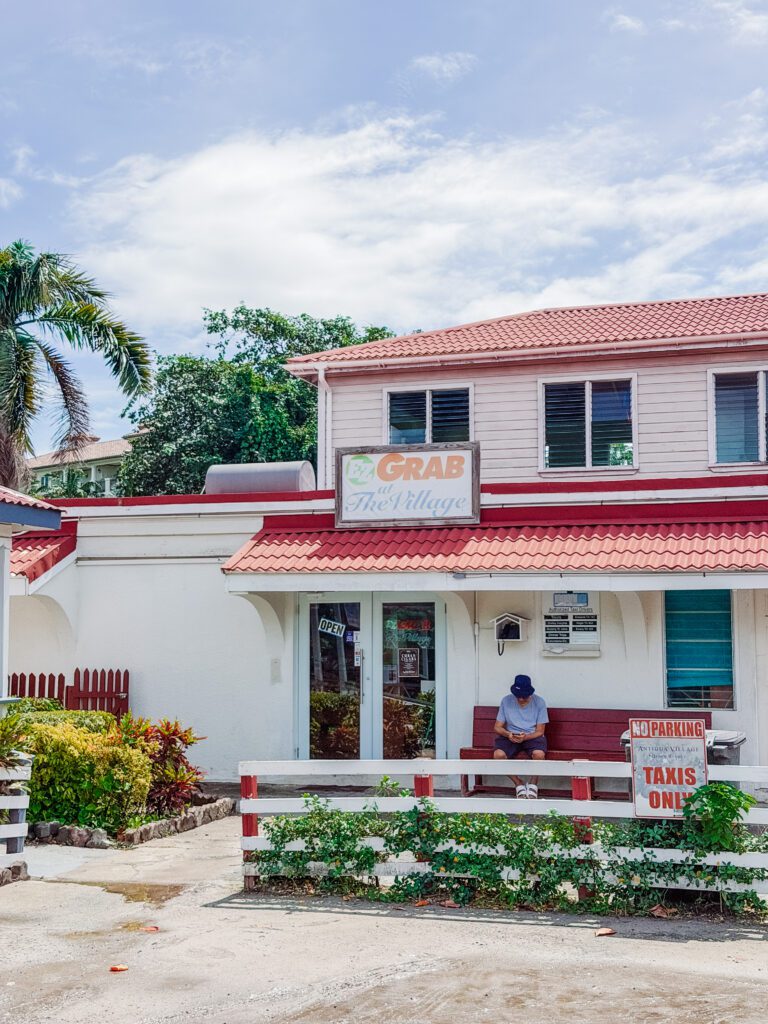 the shop with cheap drinks at dickensons beach in antigua