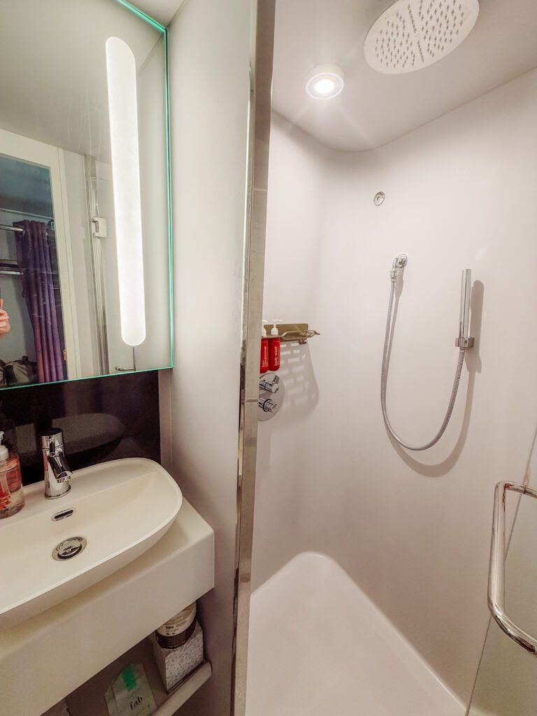the shower was seperate from the bathroom virgin voyages cruise