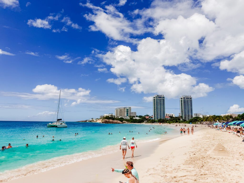 beach views st maarten