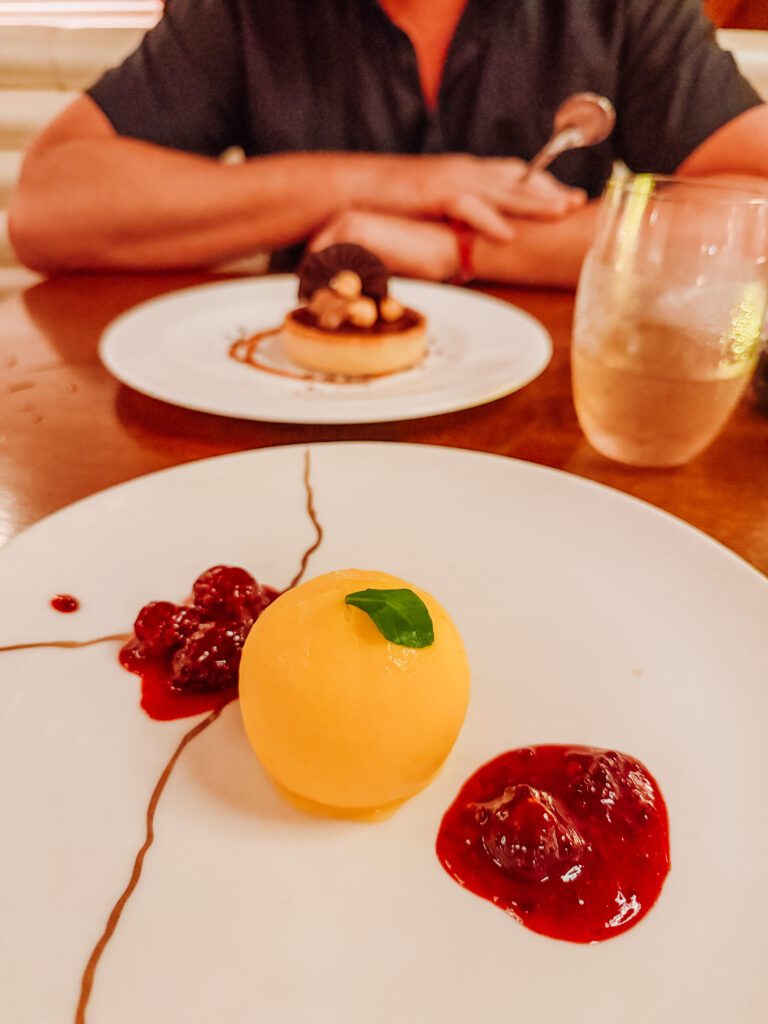 the wake lemon cheesecake dessert made gluten free virgin voyages