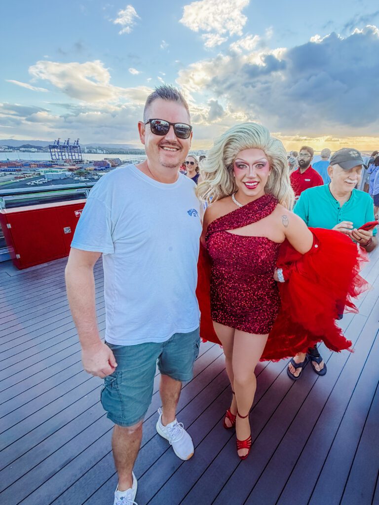 mike with the diva virgin voyages cruise
