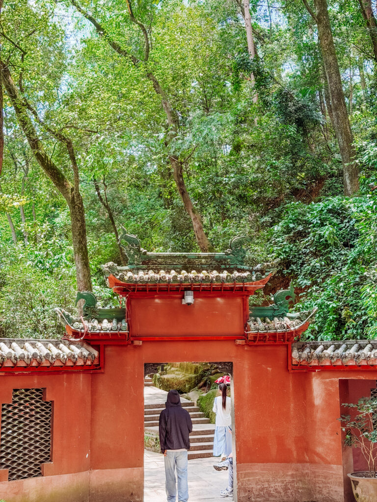 through the temple paths