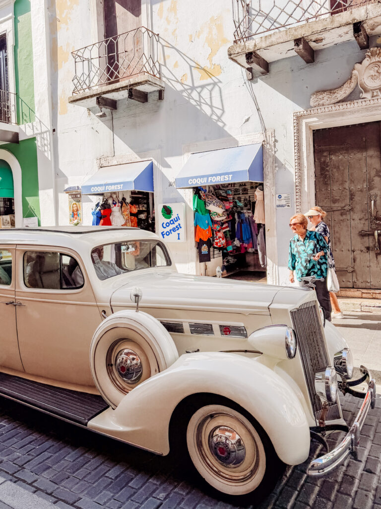 the streets beautiful in old san juan