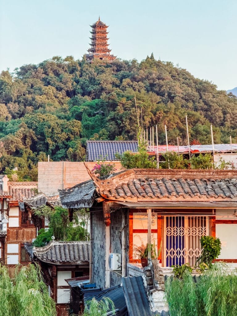 early morning quiet moments in Dujiangyan