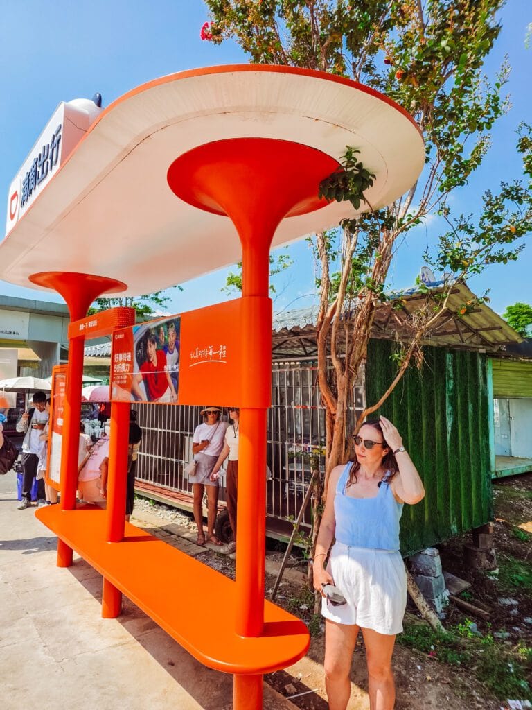 ride share pick up location for panda valley