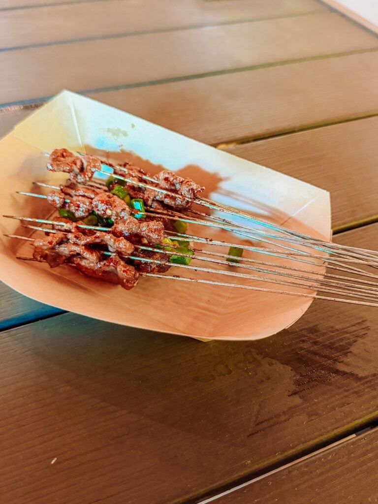 skewers in snack street