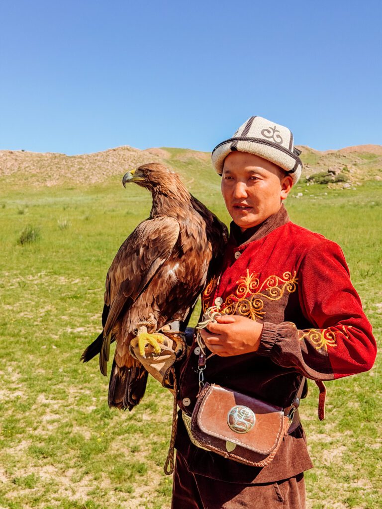 the eagle hunter in kyrgyzstan
