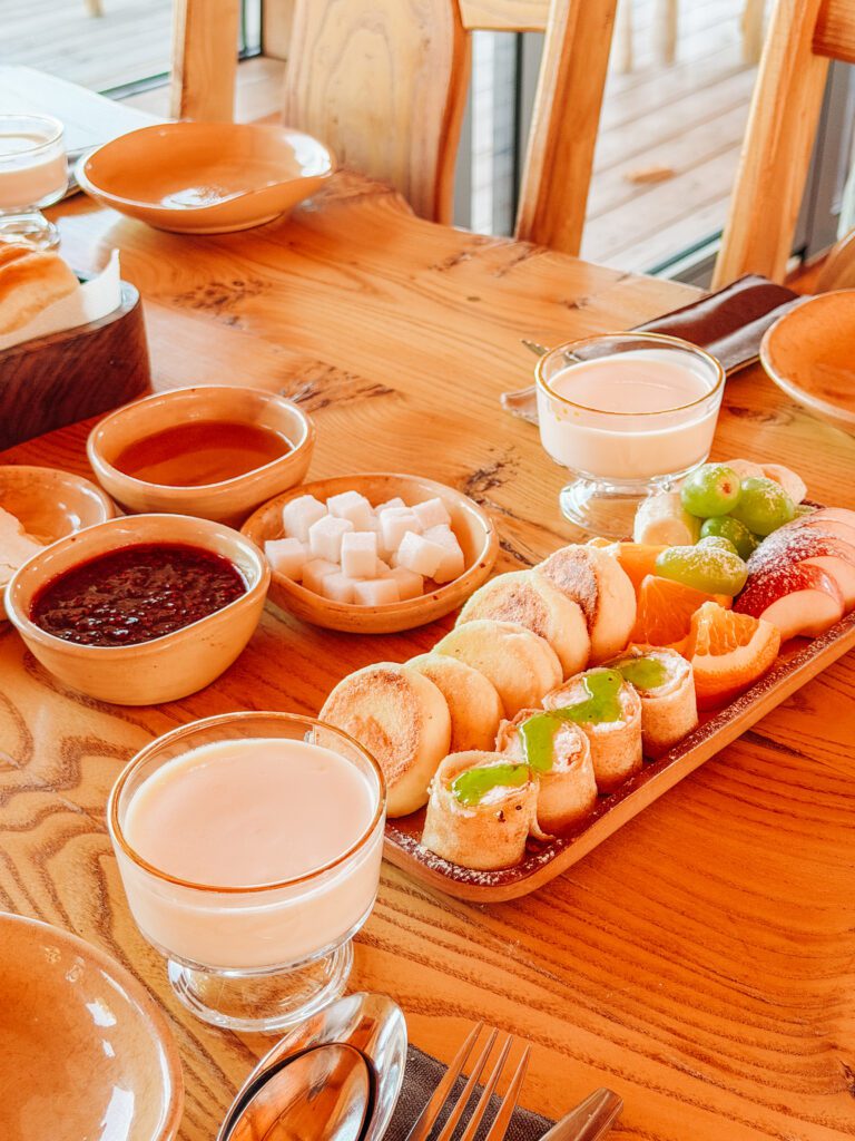 delicious food in Kyrgyzstan in chon-kemin