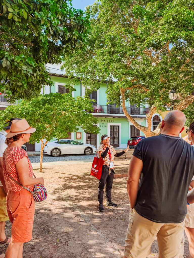 our food tour begins in old san juan