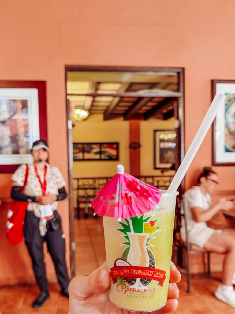 another pina colada included in the food tour
