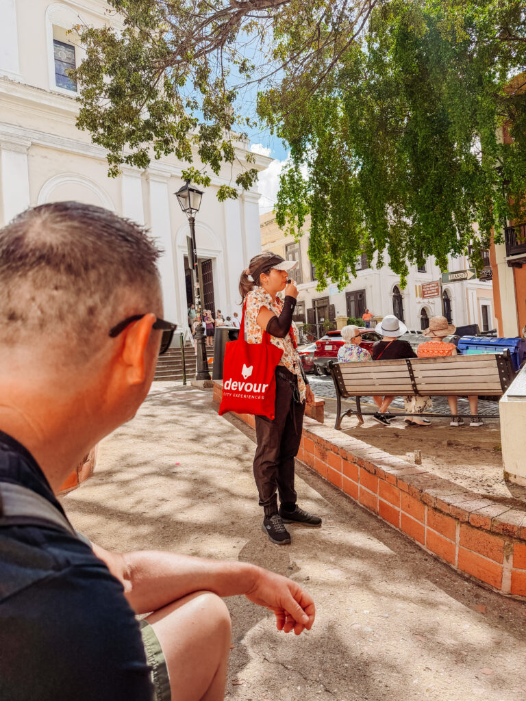 our food tour guide in old san juan