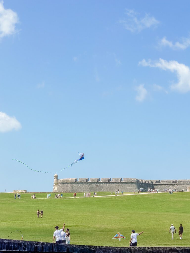 the grounds of old san juan fort