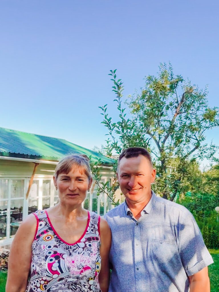 our hosts at our tamga homestay