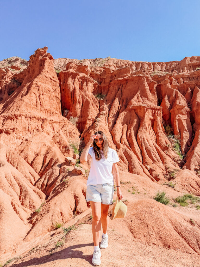 kelly hiking at fairytale skazka  canyon