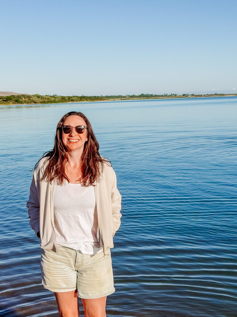 warm days at issyk-kul lake